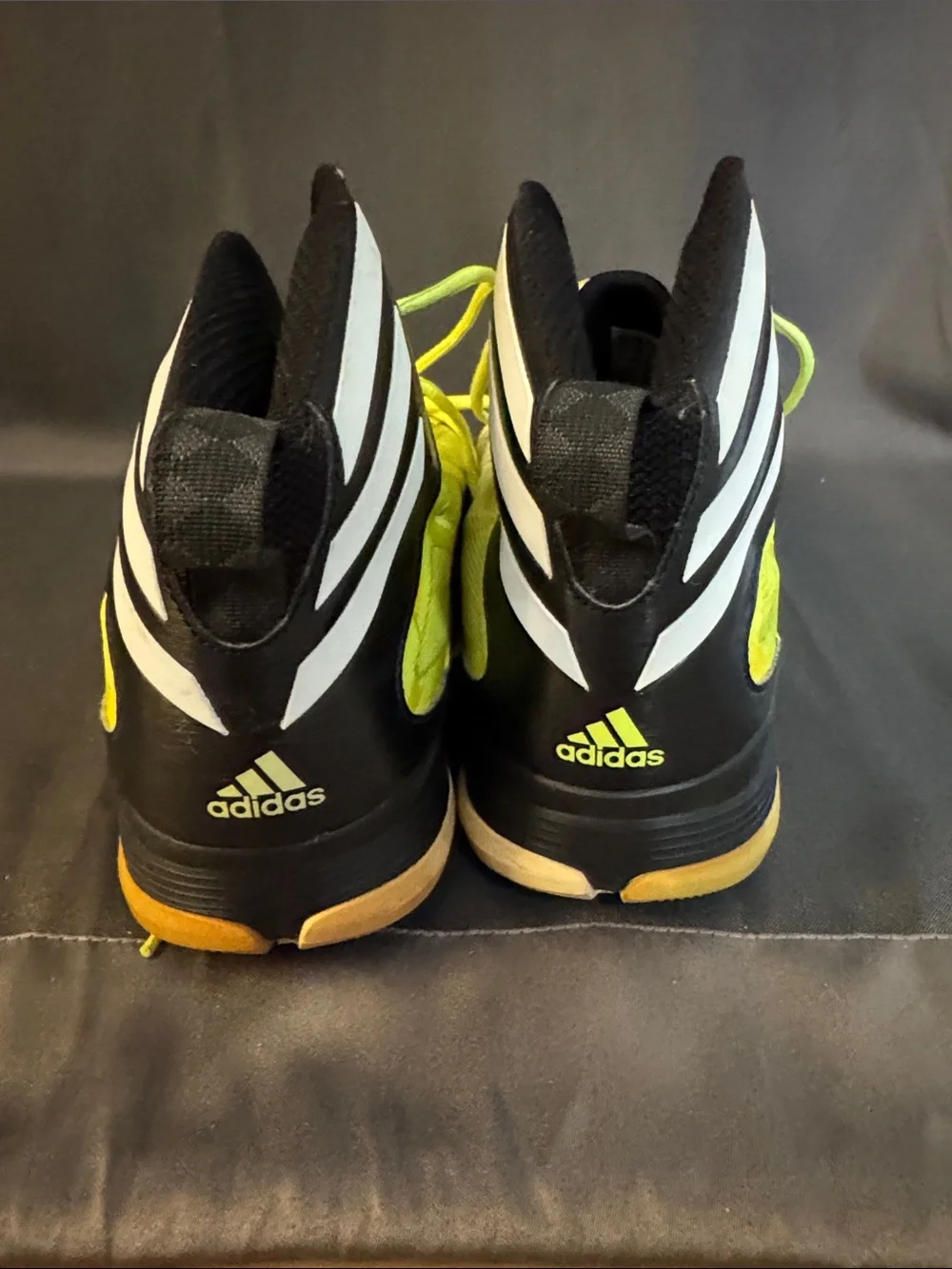 Adidas Sprintweb fluorescent Yellow Hi-top Basketball shoes